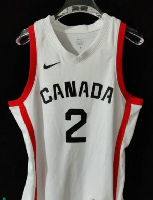 2 Gilgeous-Alexander Canada Basketball 2024 Summer Limited Swingman Jersey white